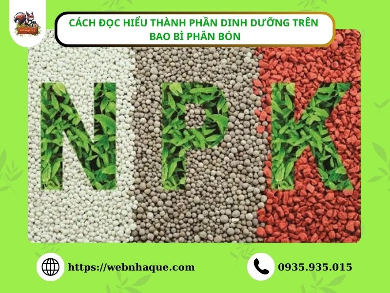 Cách đọc hiểu thành phần dinh dưỡng trên bao bì phân bón đúng chuẩn